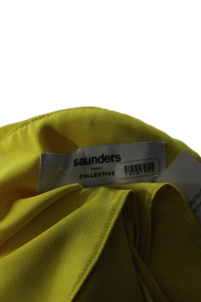 Saunders Collective Womens Lara Dress Yellow Size 6 15091663