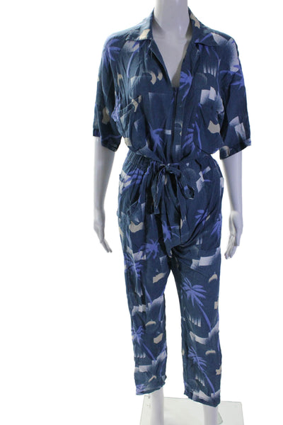 Paradised Womens Blue Apres Beach Jumpsuit Blue Size 6 14839745