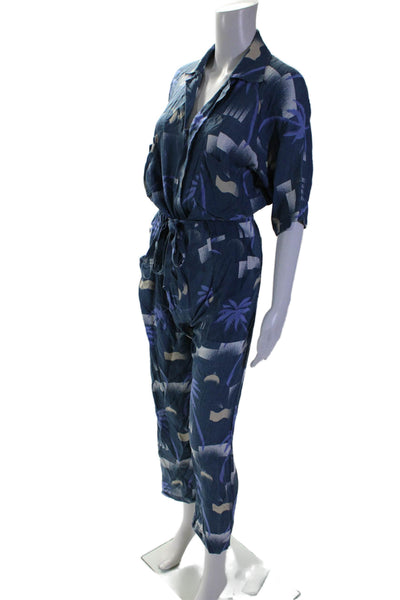 Paradised Womens Blue Apres Beach Jumpsuit Blue Size 6 14839745