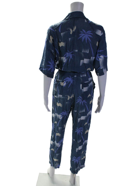 Paradised Womens Blue Apres Beach Jumpsuit Blue Size 6 14839745