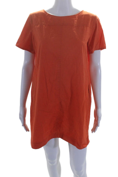 Peter Som Collective Womens Orange T-Shirt Dress Orange Size 6 13815767