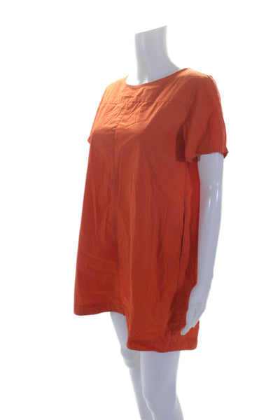 Peter Som Collective Womens Orange T-Shirt Dress Orange Size 6 13815767