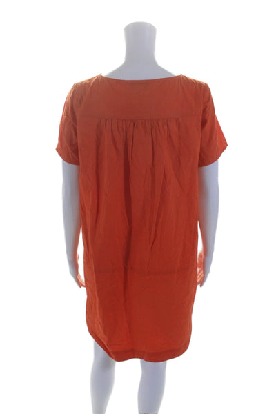 Peter Som Collective Womens Orange T-Shirt Dress Orange Size 6 13815767