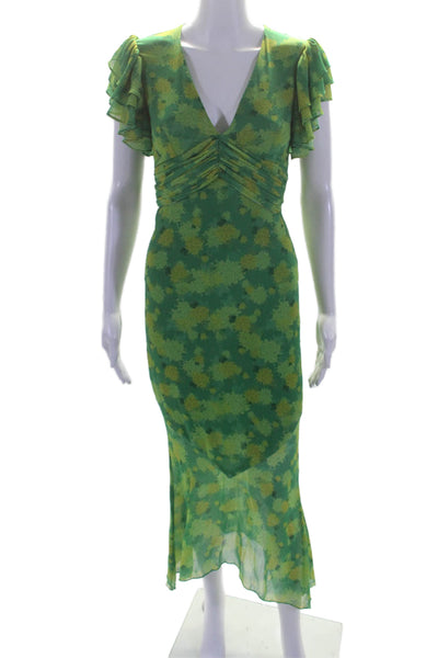 De La Vali Womens Palmera Maxi Green Size 2 14849169