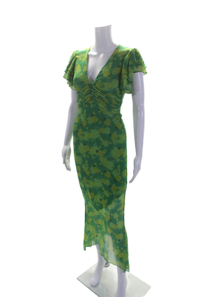 De La Vali Womens Palmera Maxi Green Size 2 14849169