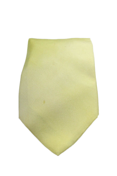 Dolce & Gabbana Mens Silk Solid Light Green Necktie