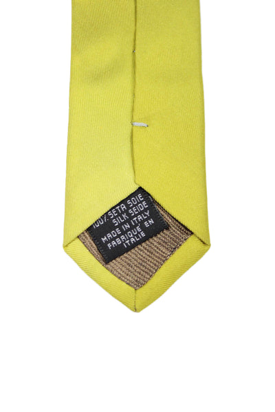 Dolce & Gabbana Mens Silk Solid Light Green Necktie