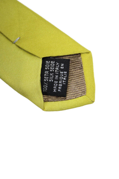 Dolce & Gabbana Mens Silk Solid Light Green Necktie