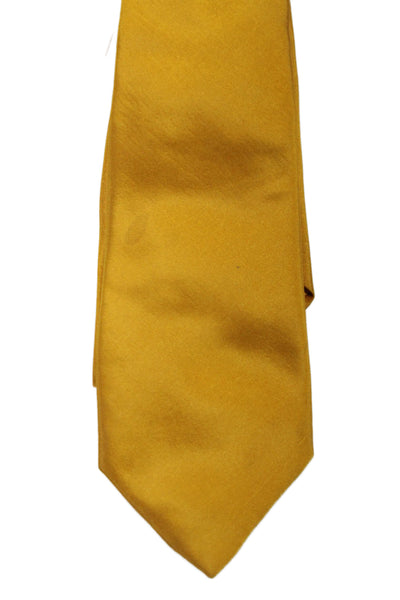 Paul Smith Mens Silk Dark Gold Necktie