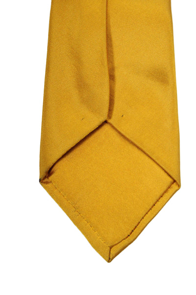 Paul Smith Mens Silk Dark Gold Necktie