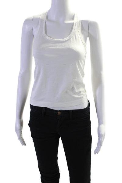 Lululemon Women's Scoop Neck Racerback Athletic Tank Top White Size  S