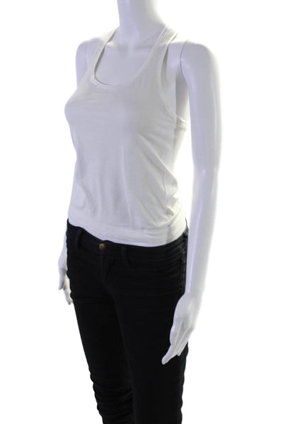 Lululemon Women's Scoop Neck Racerback Athletic Tank Top White Size  S