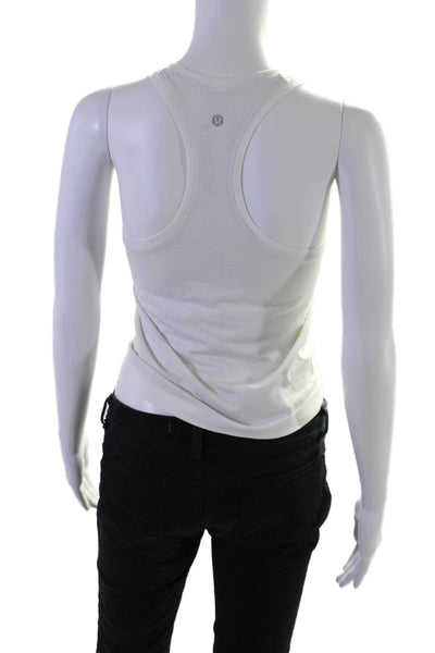 Lululemon Women's Scoop Neck Racerback Athletic Tank Top White Size  S