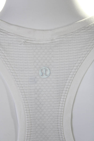 Lululemon Women's Scoop Neck Racerback Athletic Tank Top White Size  S