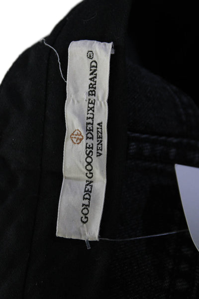 Golden Goose Deluxe Brand Womens Relaxed Straight Leg Jeans Faded Black Size 31