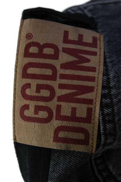 Golden Goose Deluxe Brand Womens Relaxed Straight Leg Jeans Faded Black Size 31