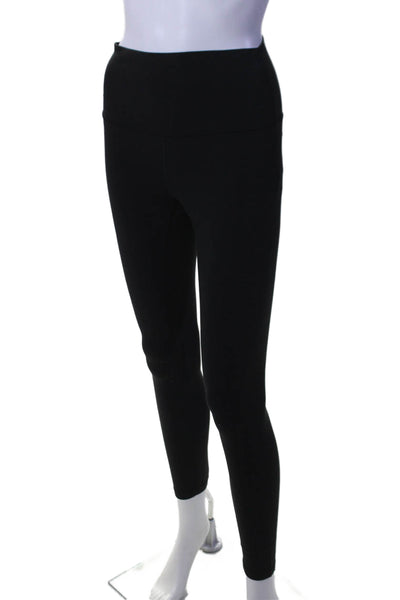 Lululemon Womens High Waisted Solid Activewear Leggings Black Size 6