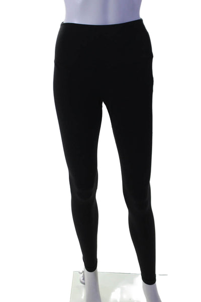 Lululemon Womens High Waisted Solid Athletic Leggings Black Size 6