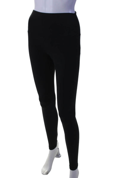 Lululemon Womens High Waisted Solid Athletic Leggings Black Size 6