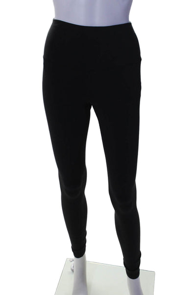 Lululemon Womens Solid High Rise Athletic Ankle Leggings Black Size 6