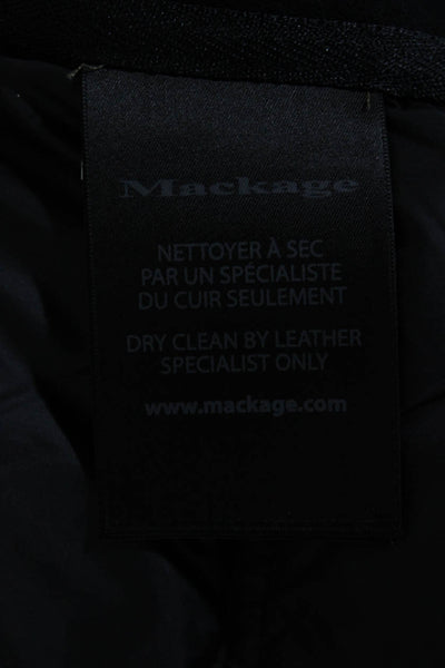 Mackage Women's Hood Long Sleeves Full Zip Pockets Coat Olive Green Size XS