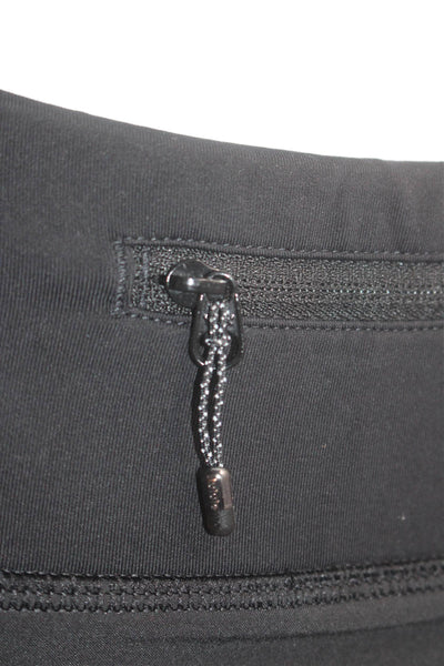 Lululemon Womens Pleated Back Low Rise A Line Athletic Mini Skort Black Size 4