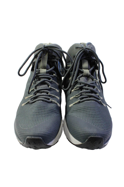 Columbia Sportswear Mens Lace Up Knit Waterproof Sneakers Blue Size 12