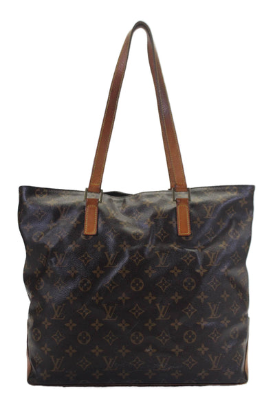 Louis Vuitton Womens Brown Monogram Coated Canvas Sac Shopping Handbag