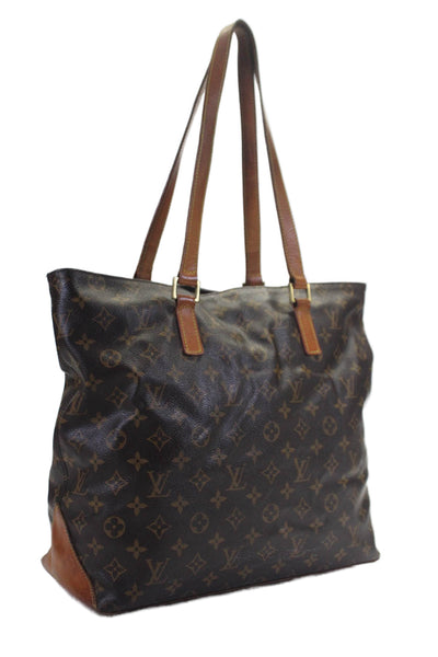 Louis Vuitton Womens Brown Monogram Coated Canvas Sac Shopping Handbag