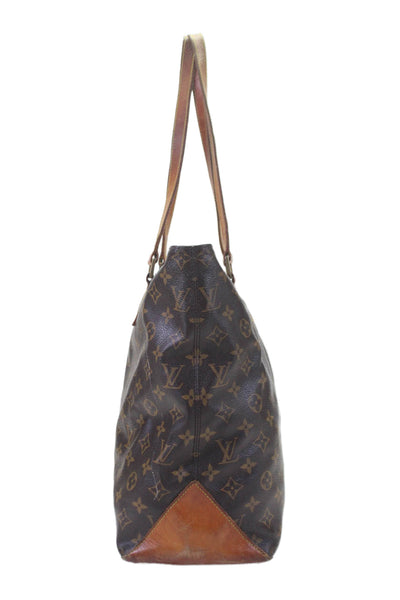 Louis Vuitton Womens Brown Monogram Coated Canvas Sac Shopping Handbag