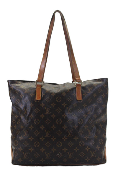 Louis Vuitton Womens Brown Monogram Coated Canvas Sac Shopping Handbag