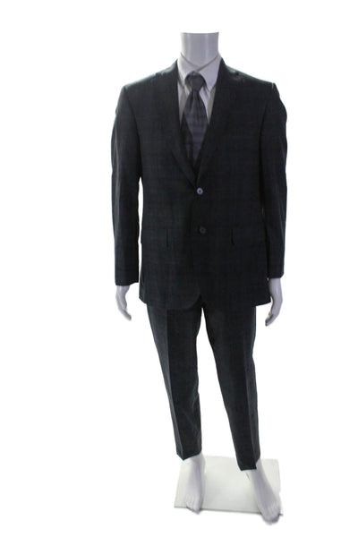 Sand Copenhagen Men's Long Sleeves Line Two Piece Pants Suit Gray Size 50