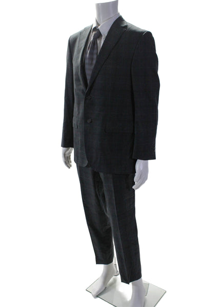 Sand Copenhagen Men's Long Sleeves Line Two Piece Pants Suit Gray Size 50