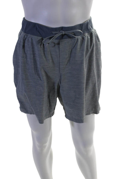 Lululemon Mens Heather Gray Drawstring 7" Inseam Active Shorts Size XL