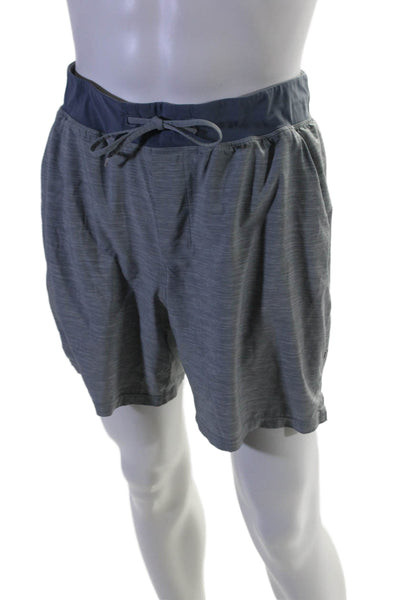 Lululemon Mens Heather Gray Drawstring 7" Inseam Active Shorts Size XL