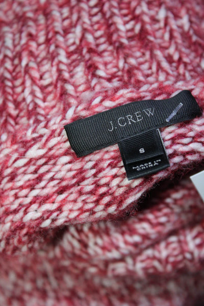 J Crew Womens Wool High Neck Pullover Sweater Red Size S