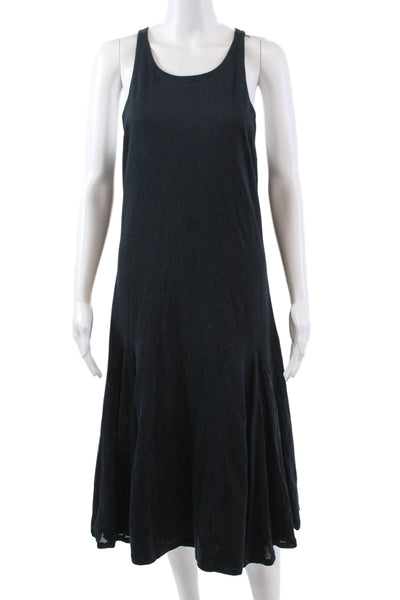 Ralph Lauren Womens Cotton Sleeveless Pullover Dress Black Size L