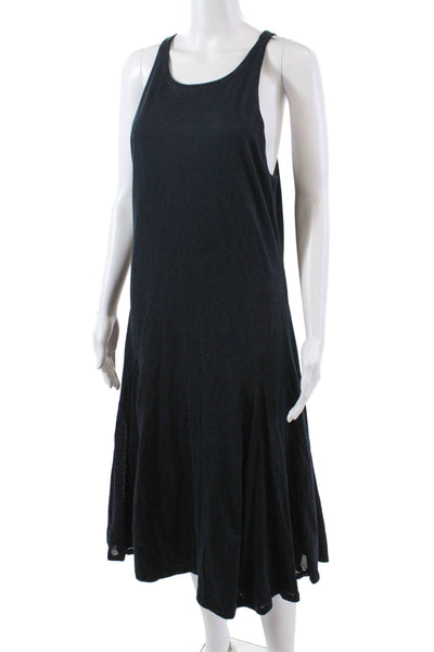 Ralph Lauren Womens Cotton Sleeveless Pullover Dress Black Size L