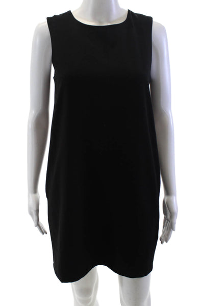 Blaque Label Womens Sleeveless Zipped Round Neck Dress Black Size S