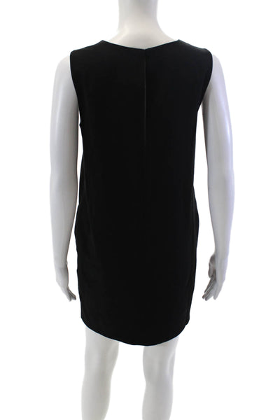 Blaque Label Womens Sleeveless Zipped Round Neck Dress Black Size S