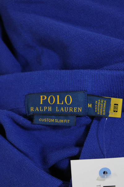 Polo Ralph Lauren Mens Cotton Short Sleeve Polo Shirt Blue Size M