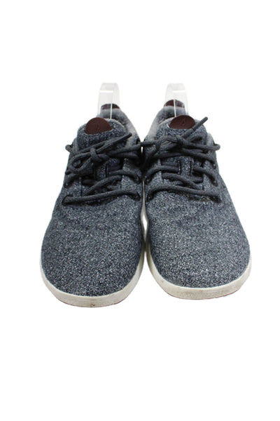 Allbirds Mens Cotton Textured Lace Up Colorblock Casual Sneakers Gray Size 12