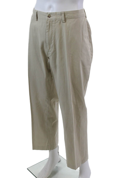 Polo Ralph Lauren Mens Cotton 4 Pocket Tapered Pants Trousers Beige Size 40X32