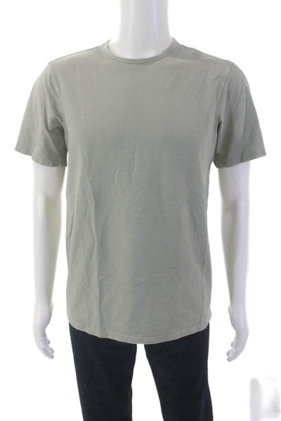 Lululemon Mens Short Sleeves Pullover Tee Shirt Sage Green Size Medium