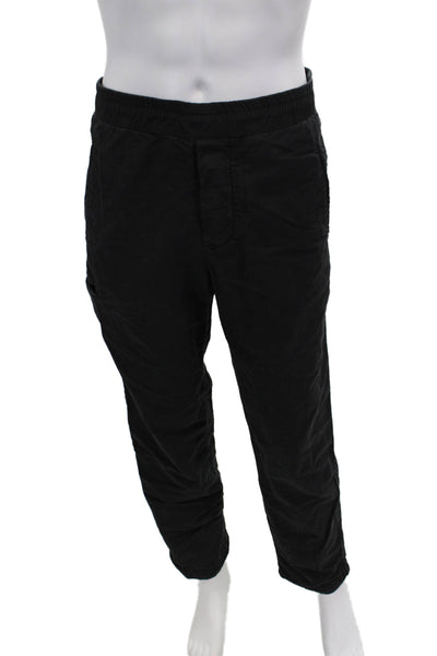 Standard James Perse Mens Cotton Blend Multi-Pocket Tapered Pants Black Size 2