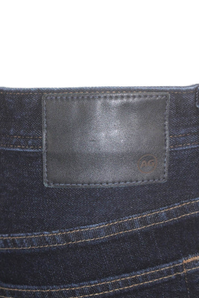 AG Adriano Goldschmied Mens Cotton Dark Wash Zippered Denim Jeans Blue Size 31