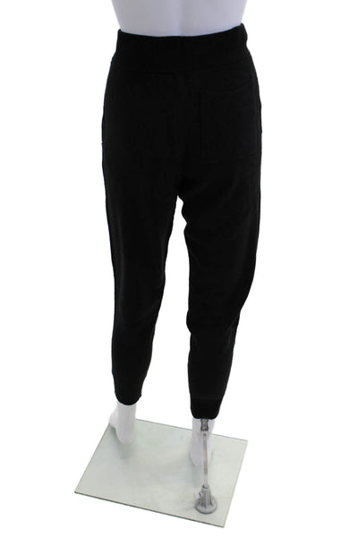 Stitches + Stripes Womens Tapered Drawstring Bailey Jogger Black Size XS