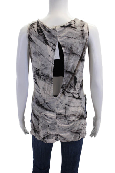 Helmut Lang Womens Sleeveless Round Neck Pullover Tank Multicolor Size P