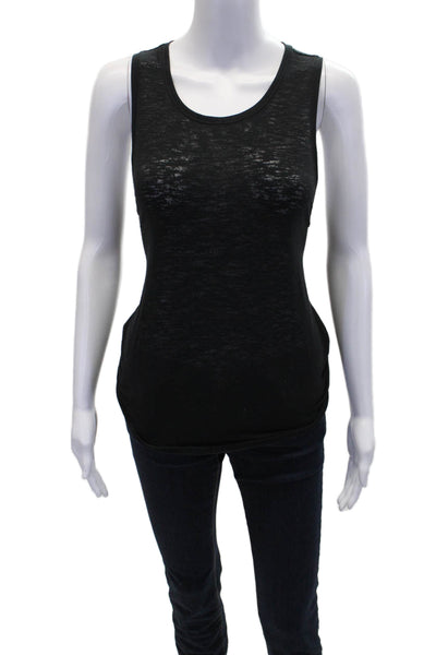 Lululemon Womens Scoop Neck Lightweight Knit Tank Top Black Size 4