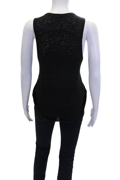 Lululemon Womens Scoop Neck Lightweight Knit Tank Top Black Size 4